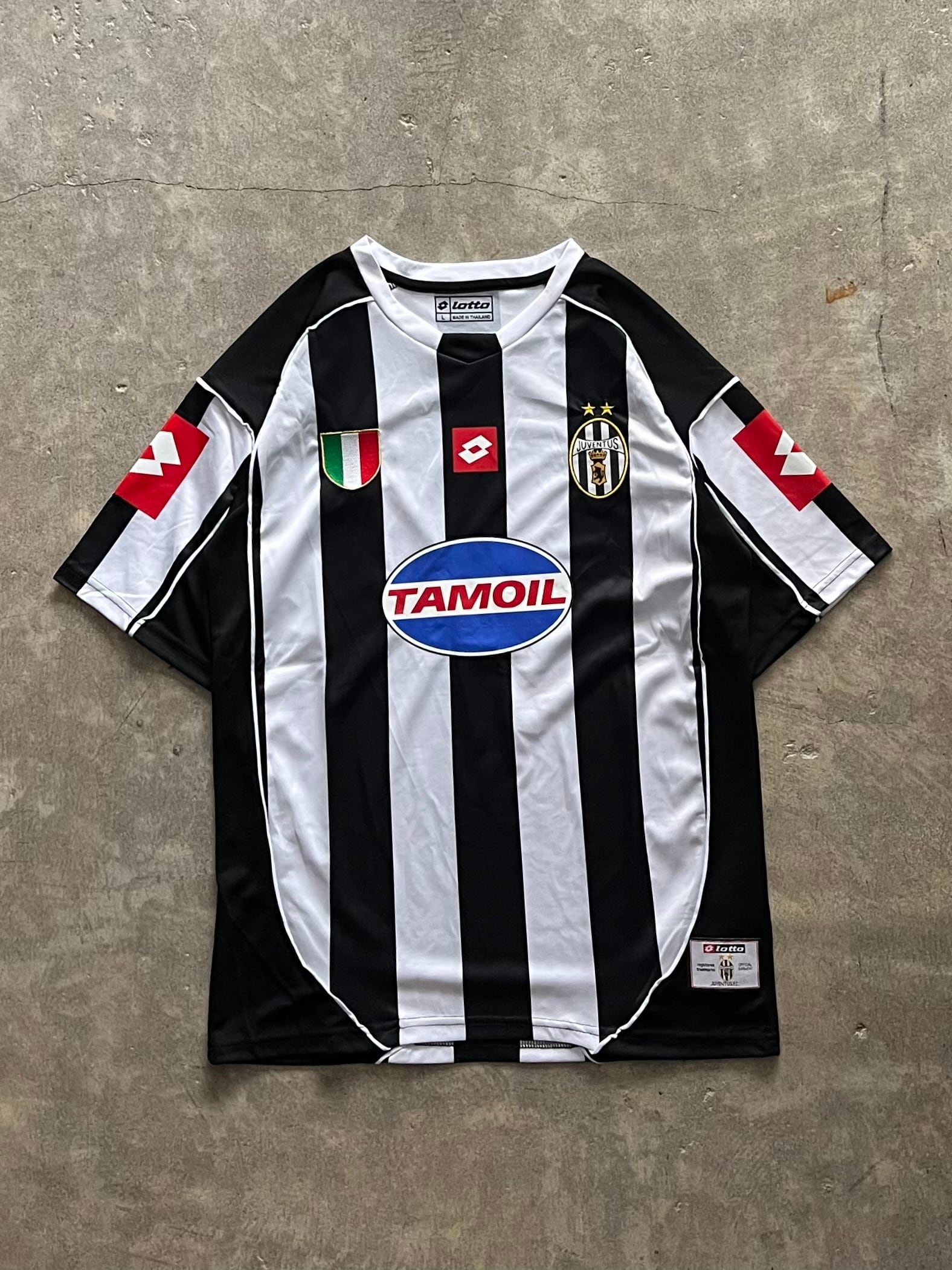 Lotto ユベントス TAMOIL ユニフォーム サッカーシャツ L | Léon Shinjuku
