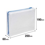 マグエックス メッシュケース デカマチ A5 マチ60mm MMCL-A5-D