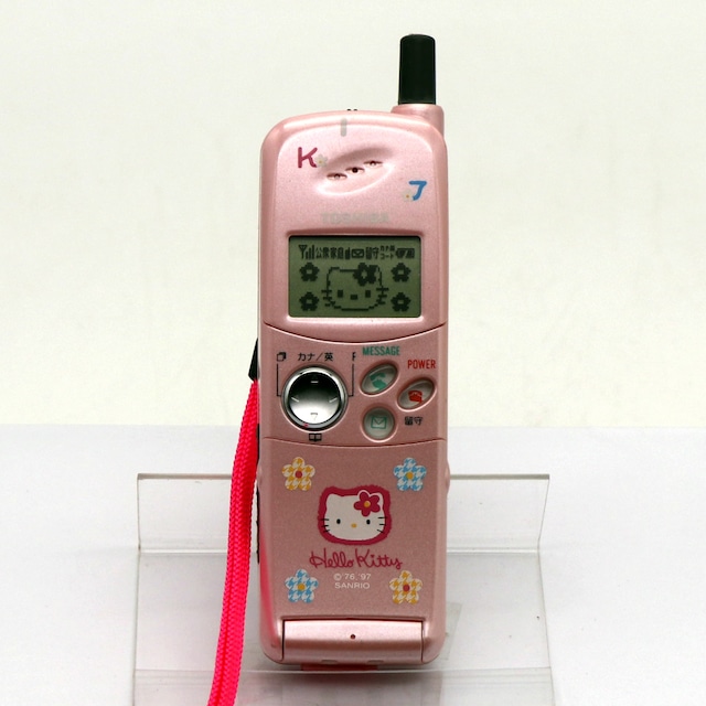 TOSHIBA・東芝・Sanrio・ハローキティ・PHS・電話端末・DL-S27K・モック・No.220510-12・梱包サイズ60