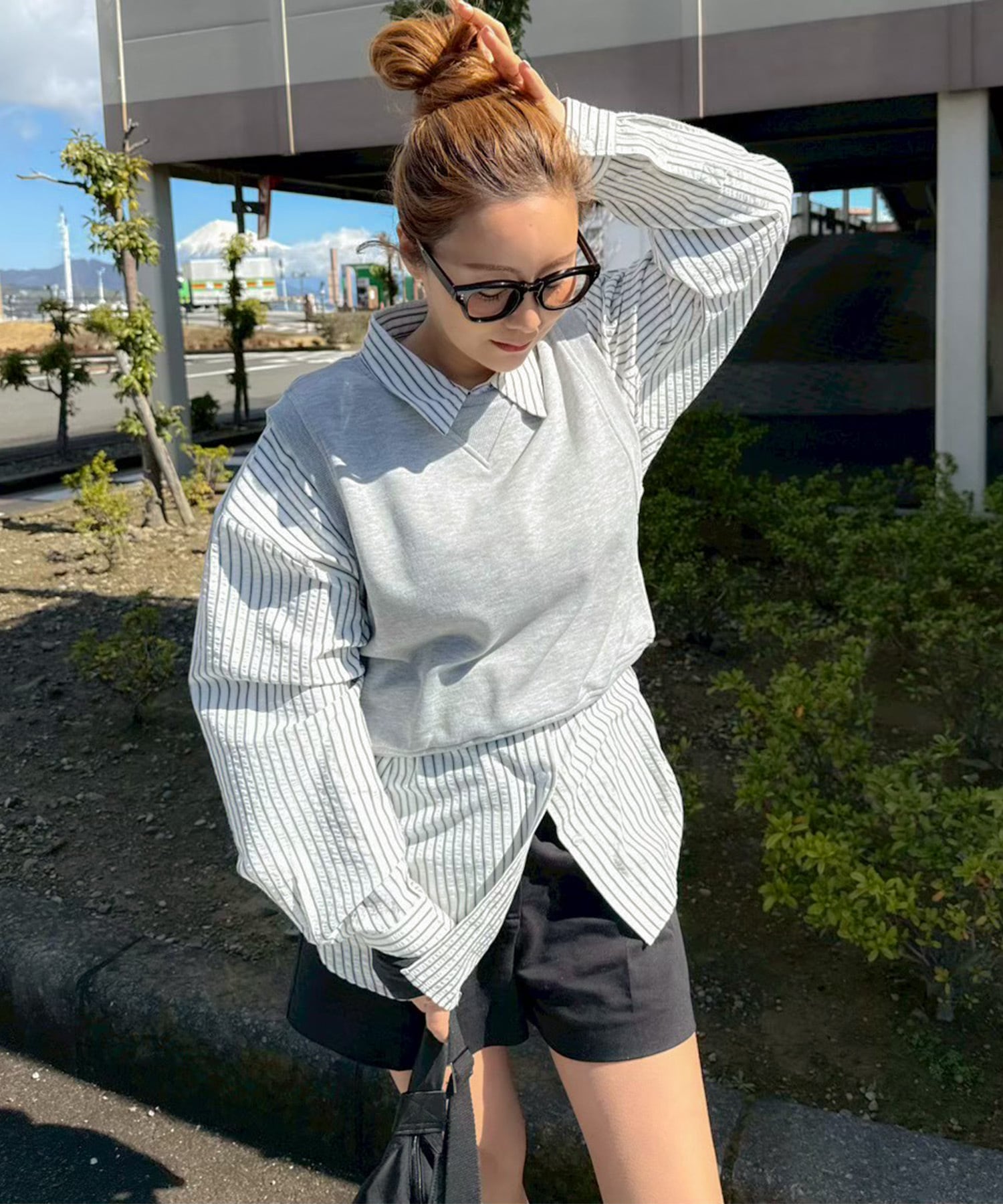 NEW ストライプルーズシャツ | PICHI