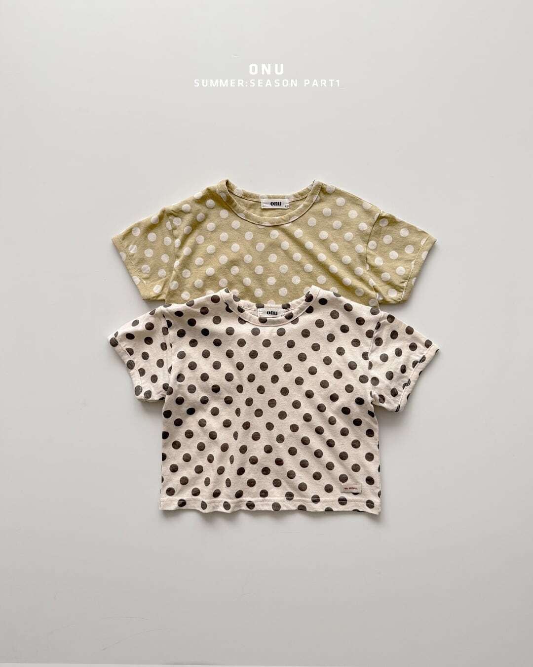 【予約】onu Eco dot short sleeve T