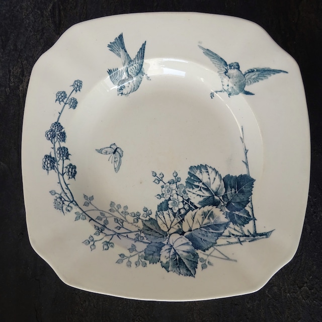 【 Déjà Vendu 】KG Lunéville  modèle《RONCE》Assiette creuse