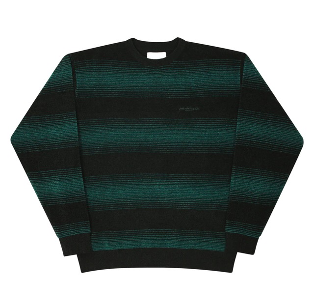 YARDSALE / RIPPLE CHENILLE / GREEN/BLACK