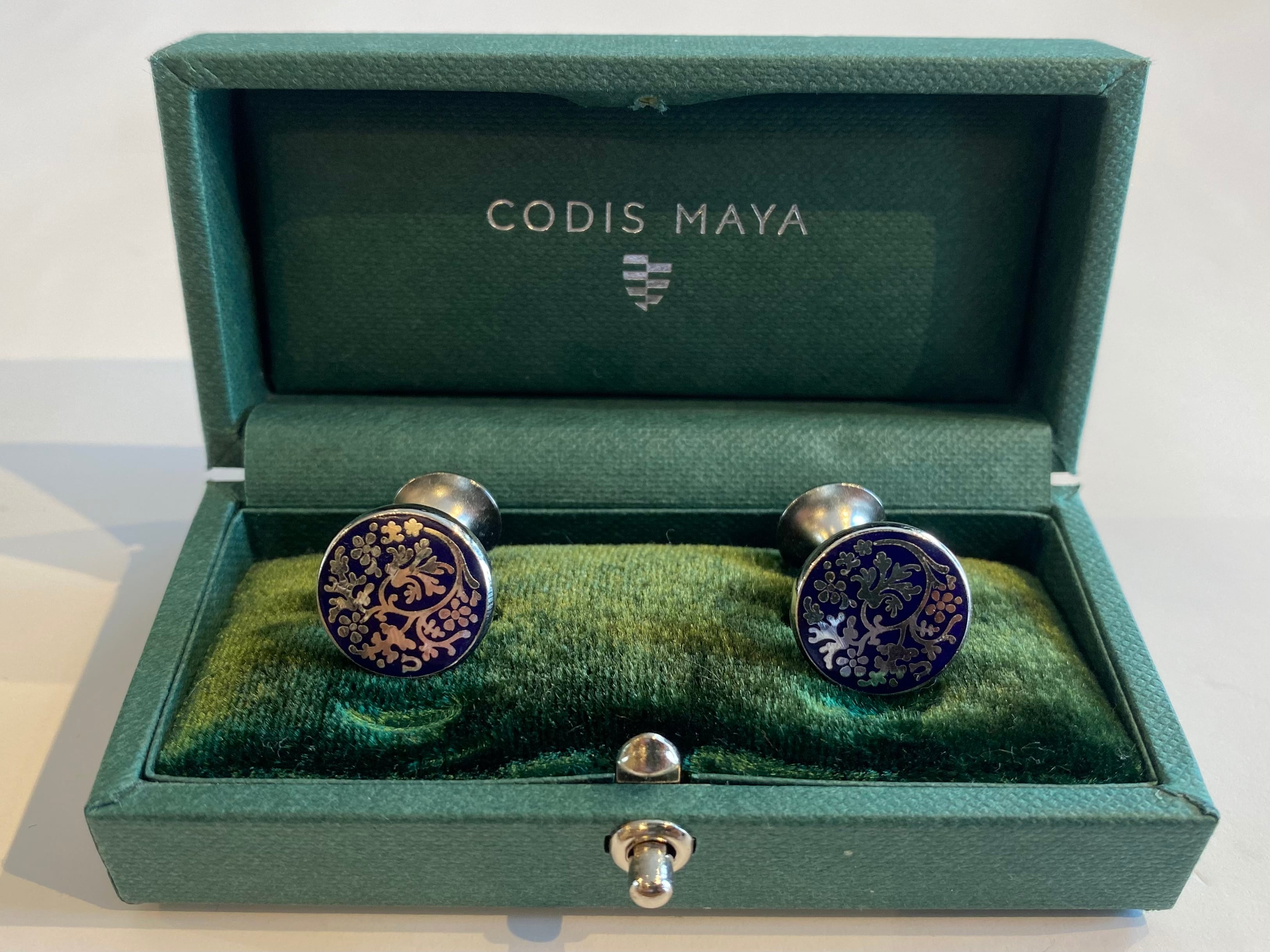 カフリンクス　CODIS MAYA VINE（NAVY） | the Most store　メンズ　ネクタイ・小物・ポロシャツ powered by  BASE