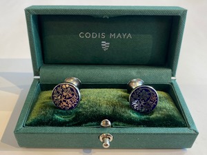 カフリンクス　CODIS MAYA VINE（NAVY）