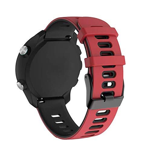Garmin ForeAthlete 55用 ベルト バンド 交換用 シリコン製 6色 Quick