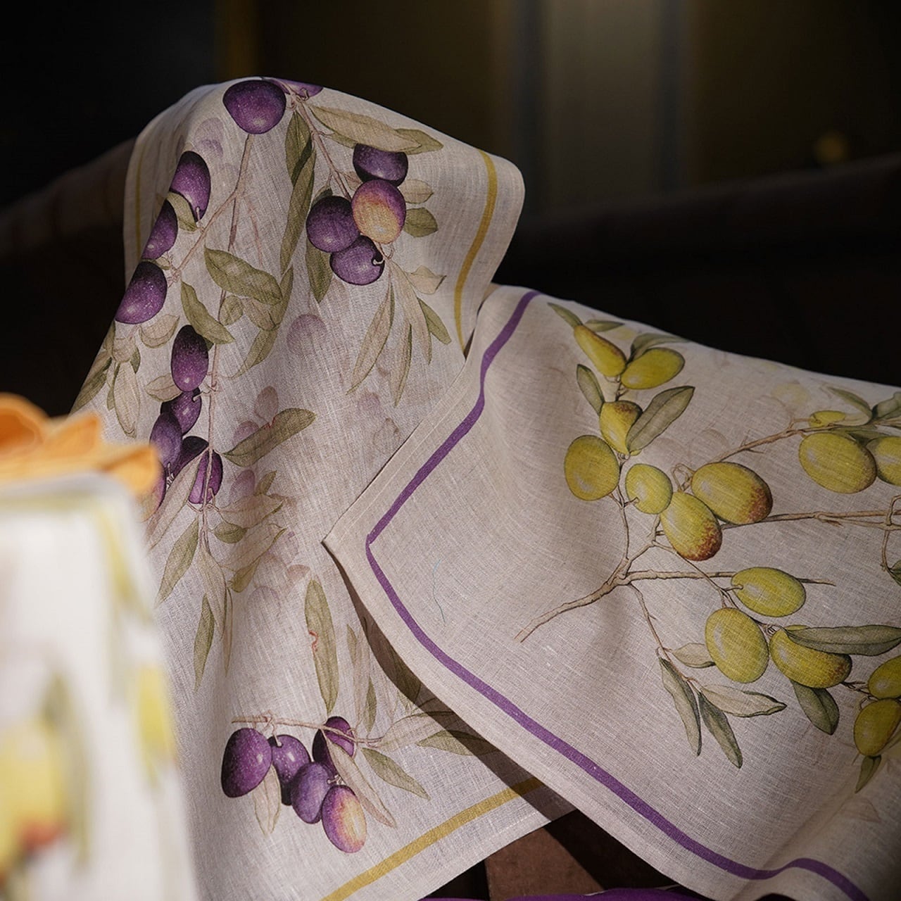 リネンキッチンクロス アイーダ モレッリーノ | 〈Lucca〉ルッカ