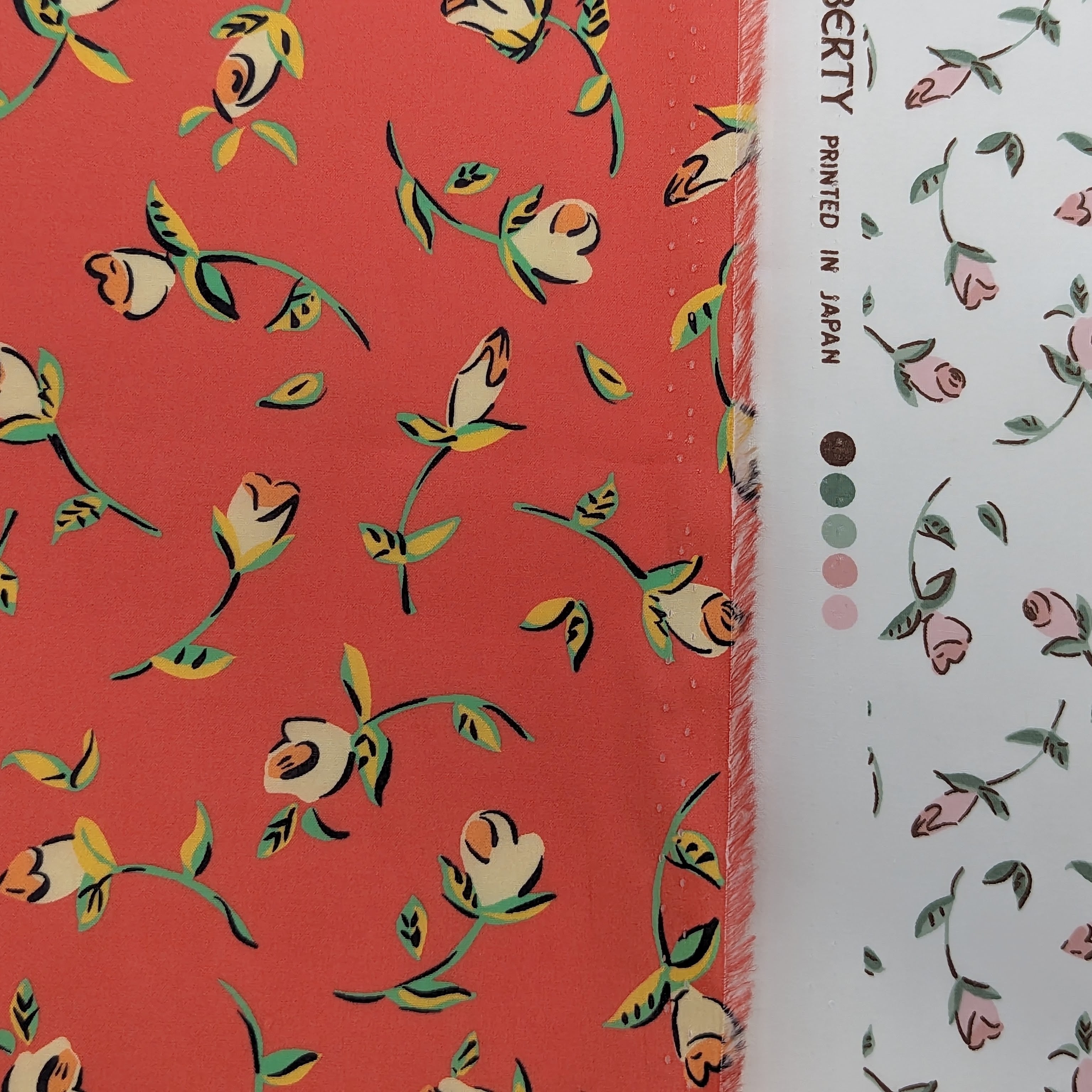 柄サイズ注意！◇輸入 リバティ LIBERTY タナローン Floating Flora