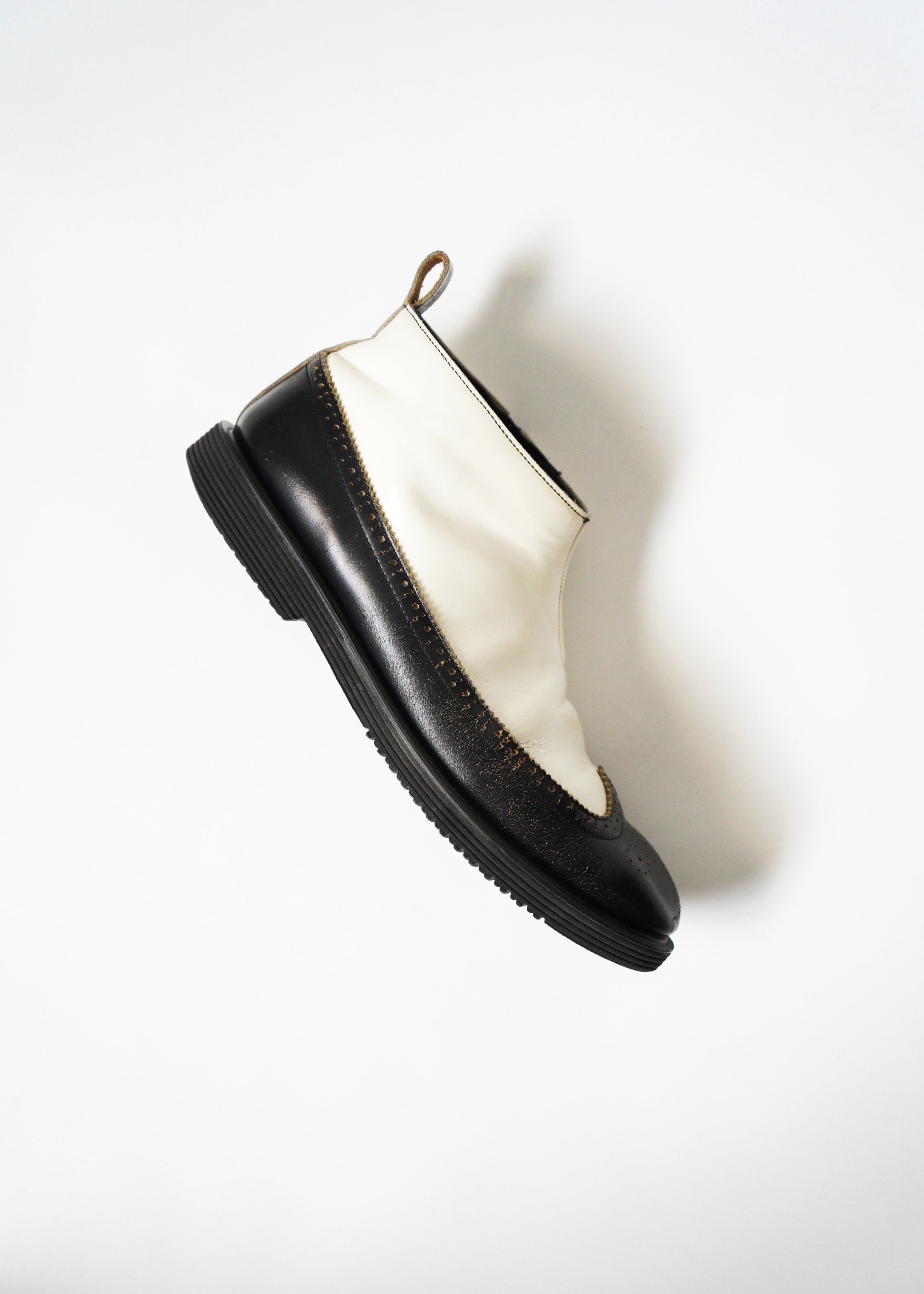 Martin Margiela 03AW Square toe side zip boots | CETTEN