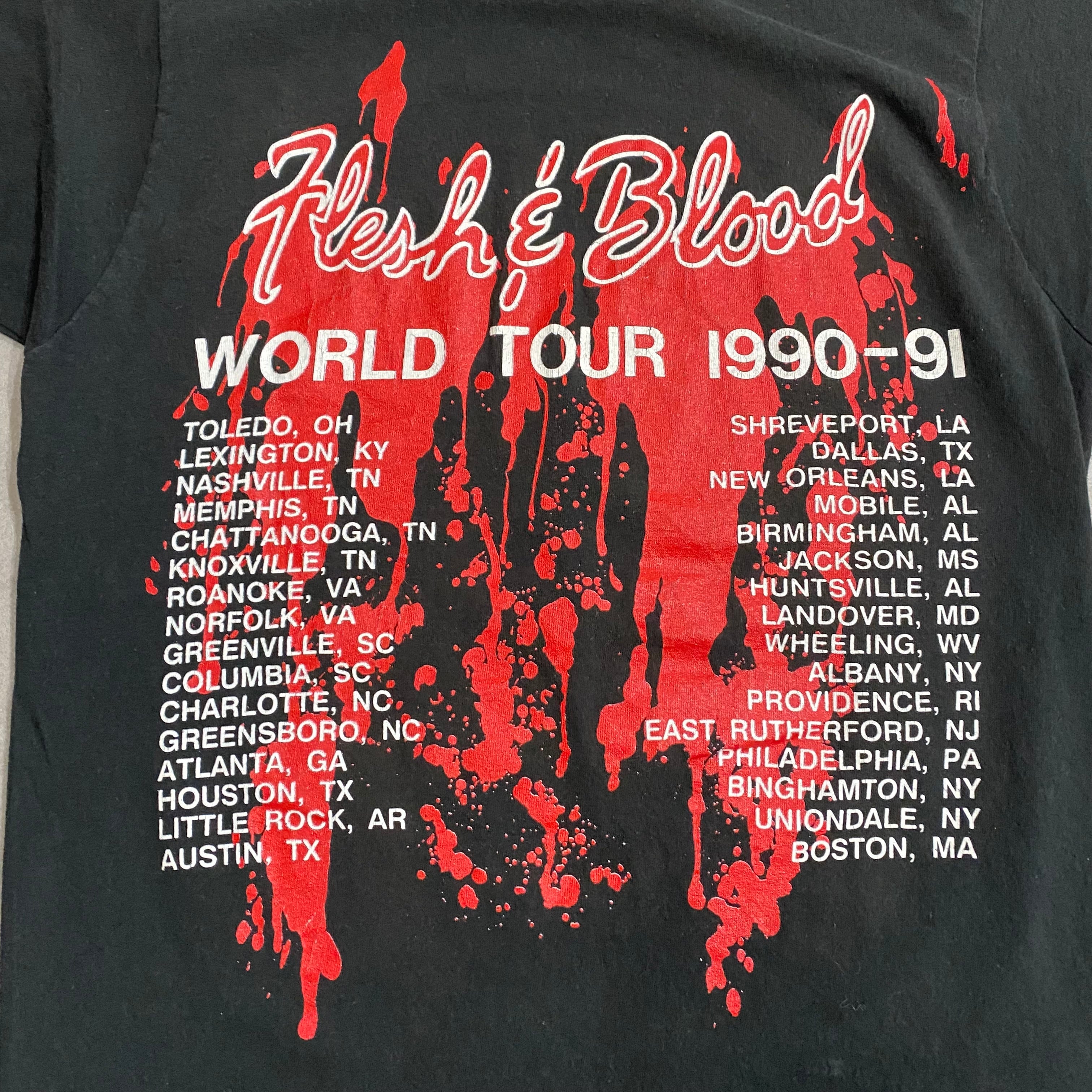 90'S 当時物　POISON Tシャツ　ヴィンテージ　USA製　バンドT