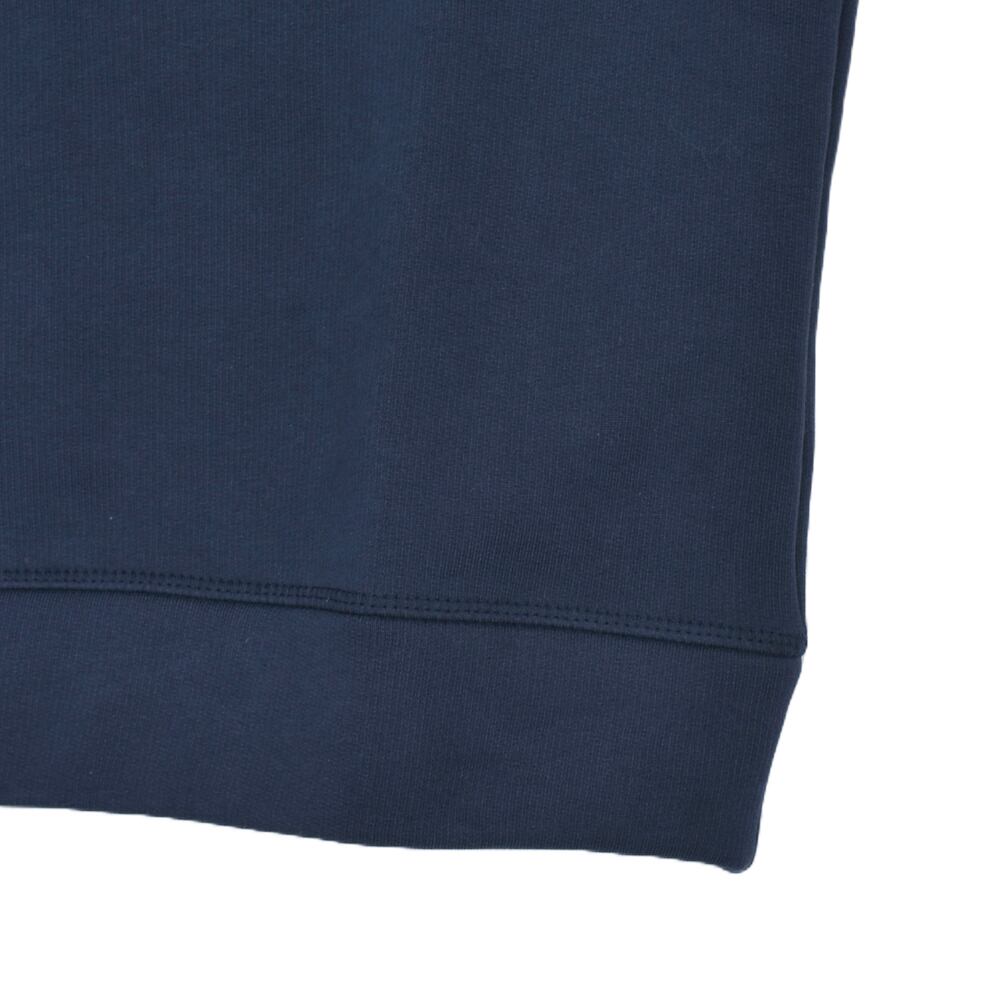 トップス GANNI Heavy Fleece Drop Shoulder Polo GANNI Women's Heavy Fleece Drop Shoulder Polo in Sky Captain GANNI