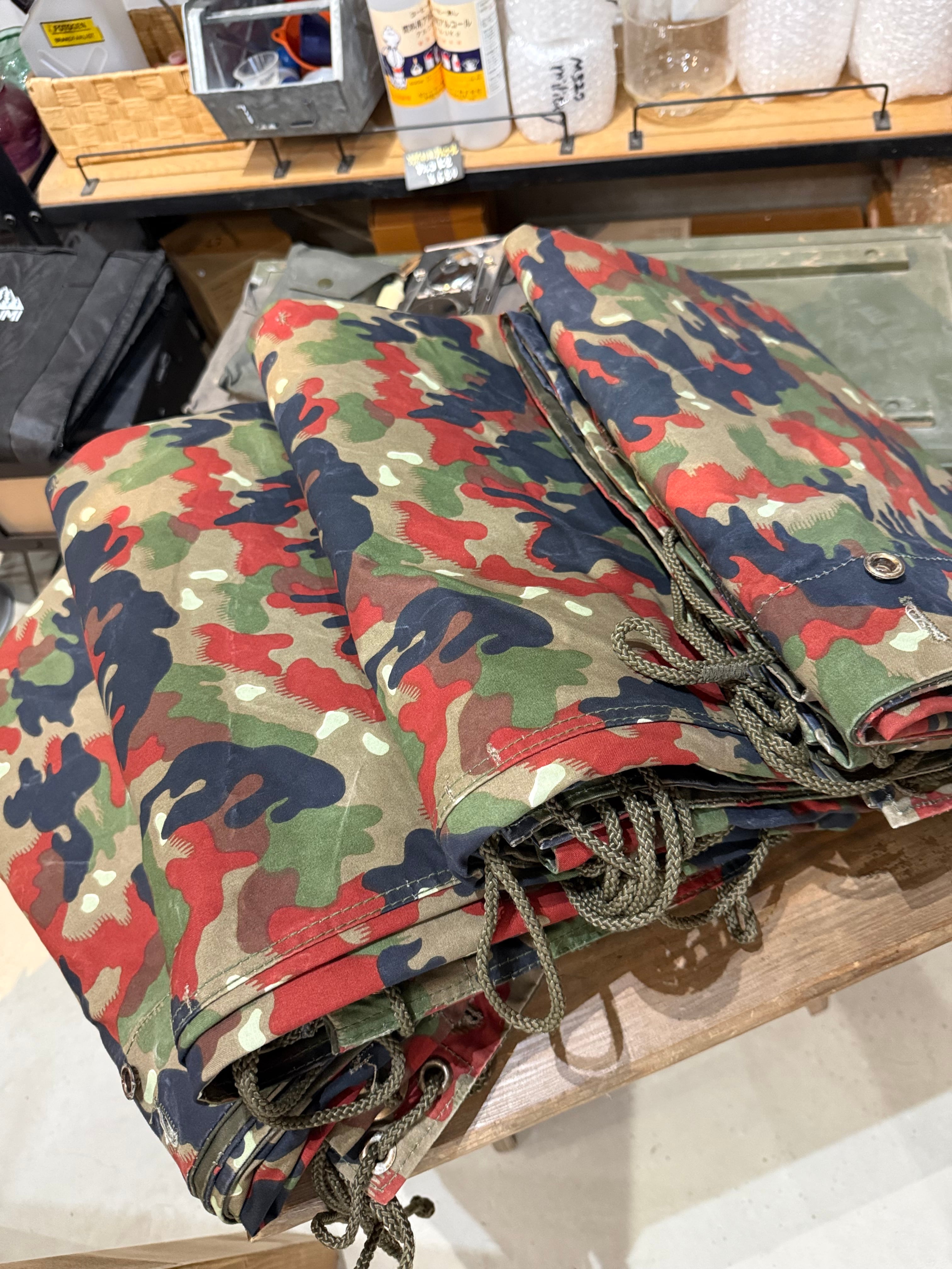 002 軍幕ドイツ軍幕 スプリンターカモ 1枚 レプリカ | ヴィンテージ