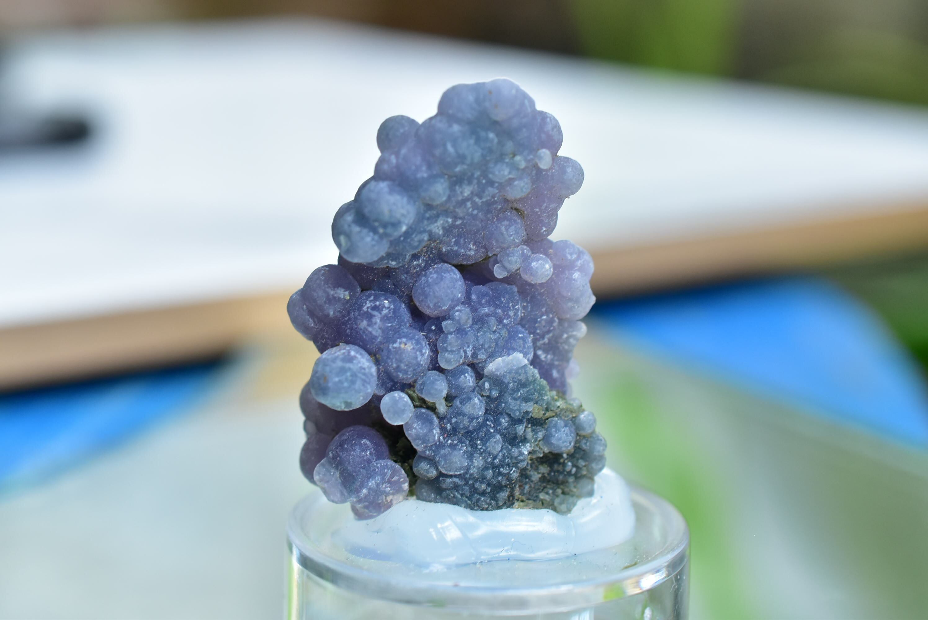 不思議ぶどう色☆グレープカルセドニー （アゲート） gu001 | Funky