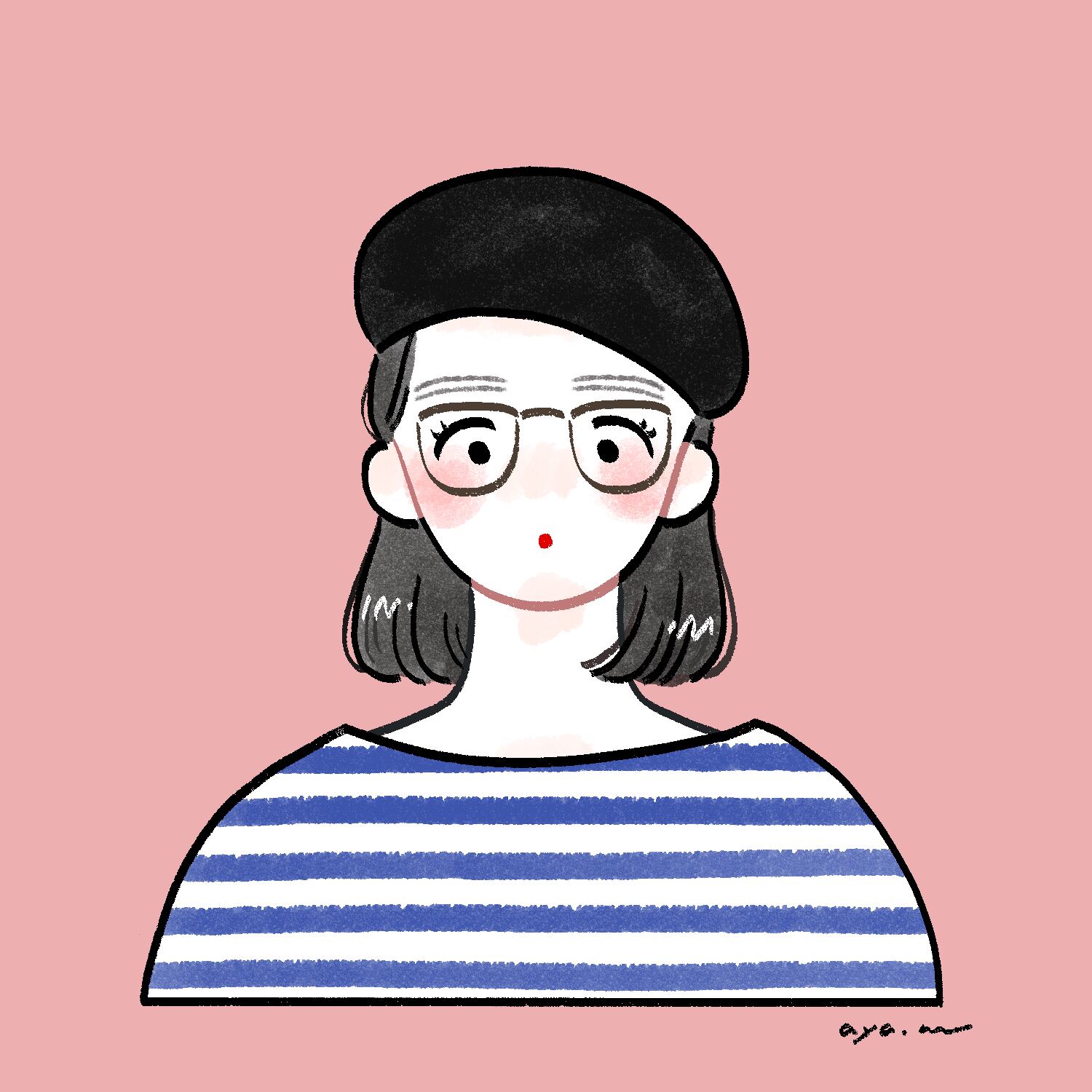 aya.mさん おすまし顔SNSアイコン | KAYTE