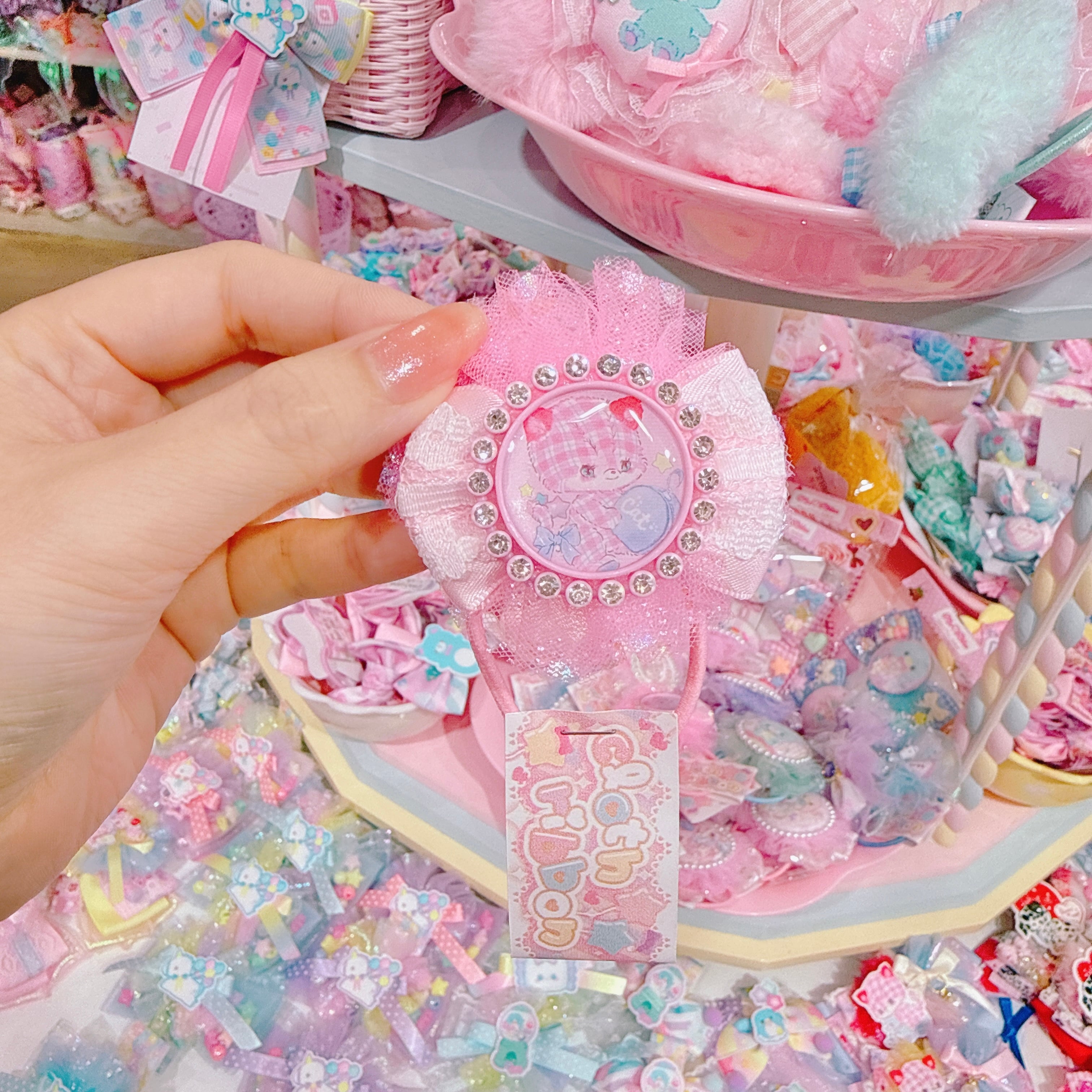 【C5】87-26チュールヘアゴム