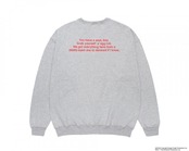 【WACKO MARIA】TRUE ROMANCE / CREW NECK SWEAT SHIRT (TYPE-1)