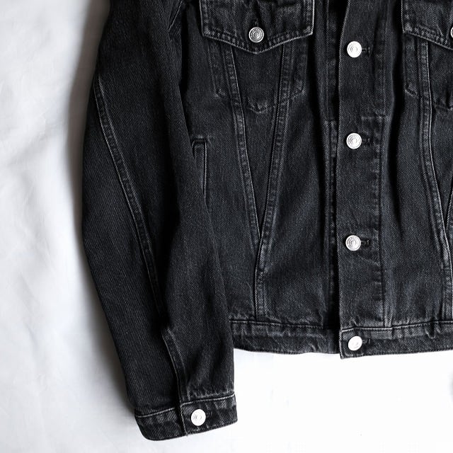 BALENCIAGA 2017 BLACK DENIM JACKET