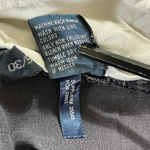 00s Polo by Ralph Lauren 36/30 グレーチノパンツ 詳細写真5