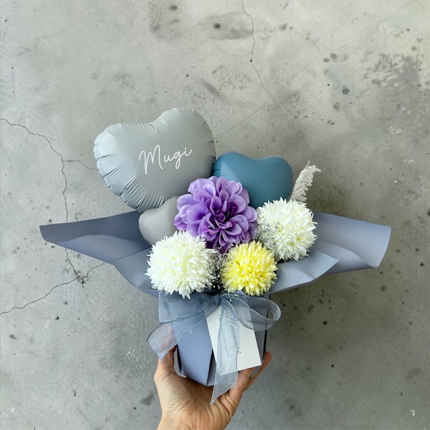 お悔やみ お供え バルーン フラワー アレンジメント 想花 お供え物 仏