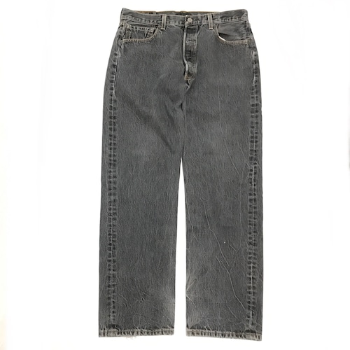 【USED】Levis 501 ブラック デニムパンツ w36 L34