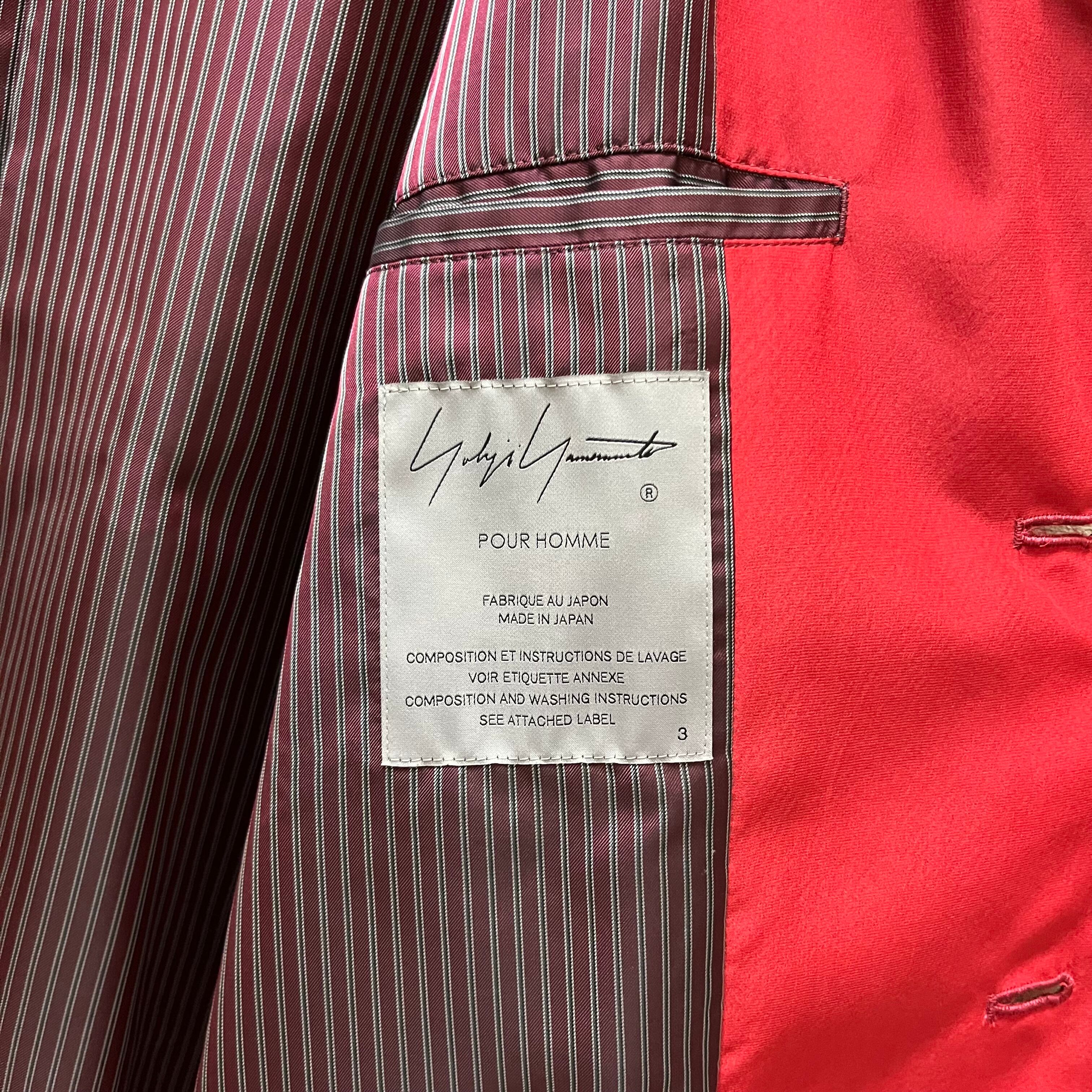 購入者様決定】Yohji Yamamoto ローラープリント コート 見にくく