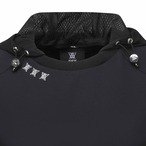 WOMEN SM HOODY POCKET SHORT T-SHIRT