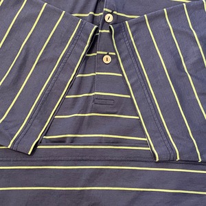 【PETER MILLAR】ビッグサイズ ポロシャツ XL ボーダー US古着 アメリカ古着