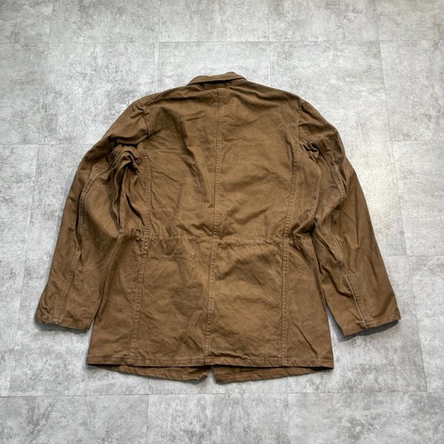 50-60s AU FUSIL 刺繍タグ ブラウン フレンチワークジャケット 詳細写真13