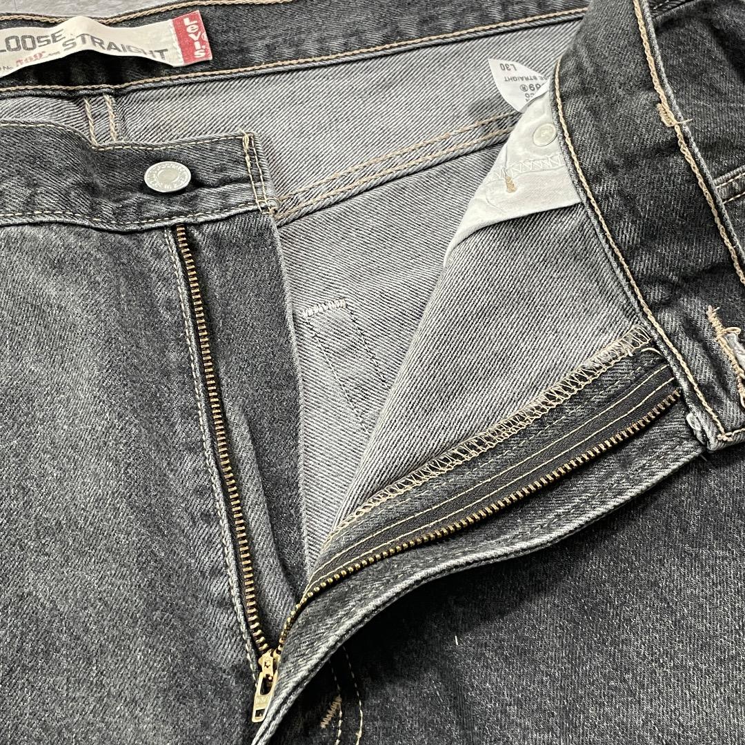 メンズ 【W36 L30】 メキシコ製 usa levi's 先染ブラック 569