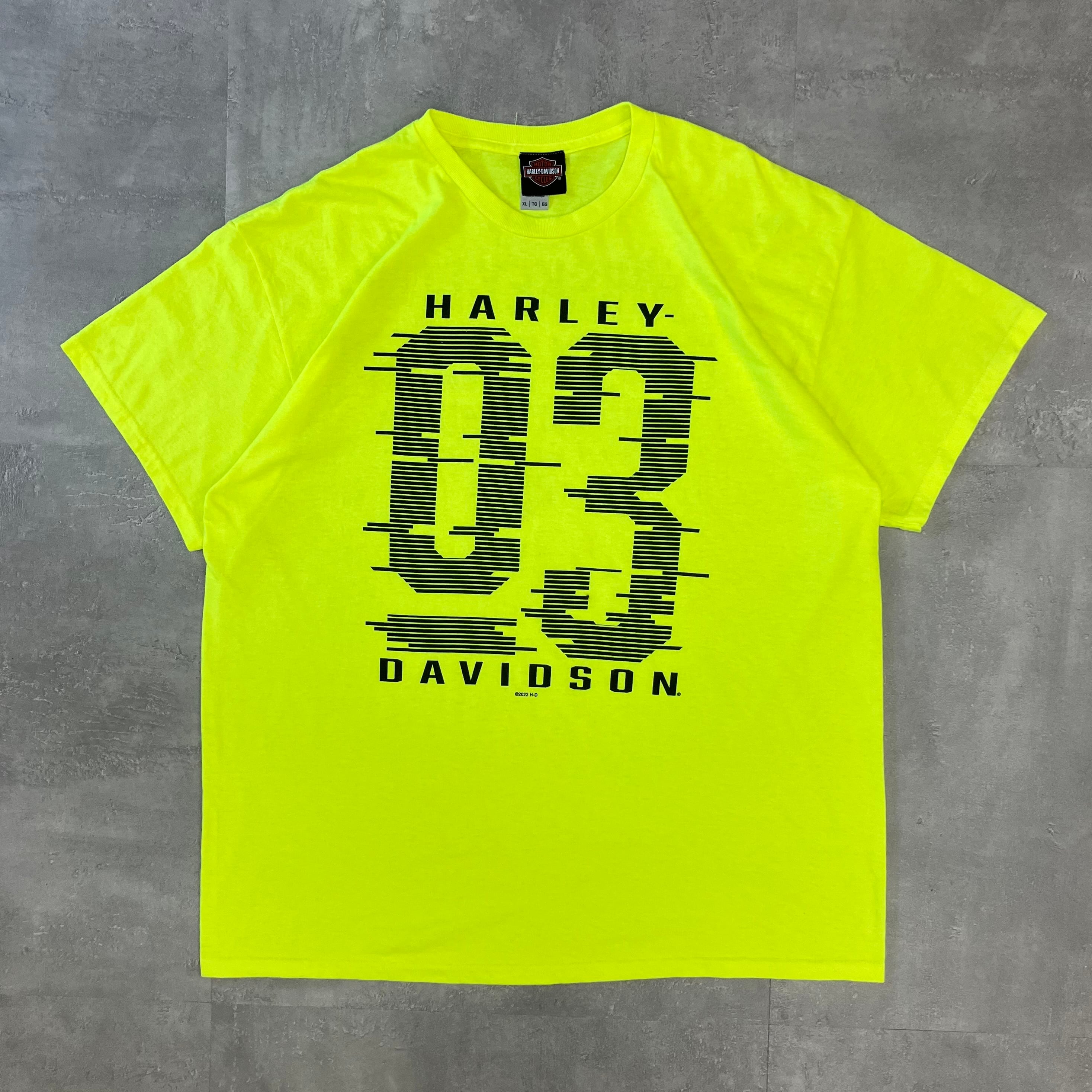 《XL size》Harley-Davidson ハーレーダビッドソン プリントTシャツ 両面プリント No.3185