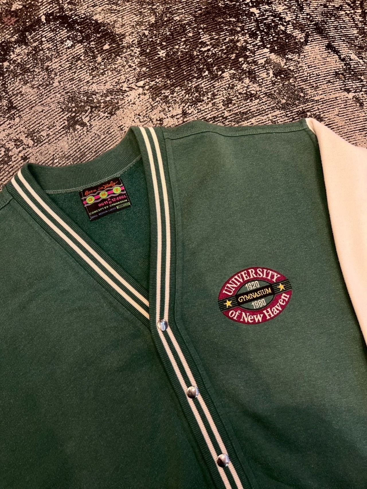 80's~90's Euro sweat cardigan by GYMNASIUM