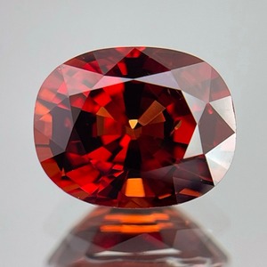 レッドスピネル 1.261ct ◆ソーティング付き レッド スピネル ルース オーバル
