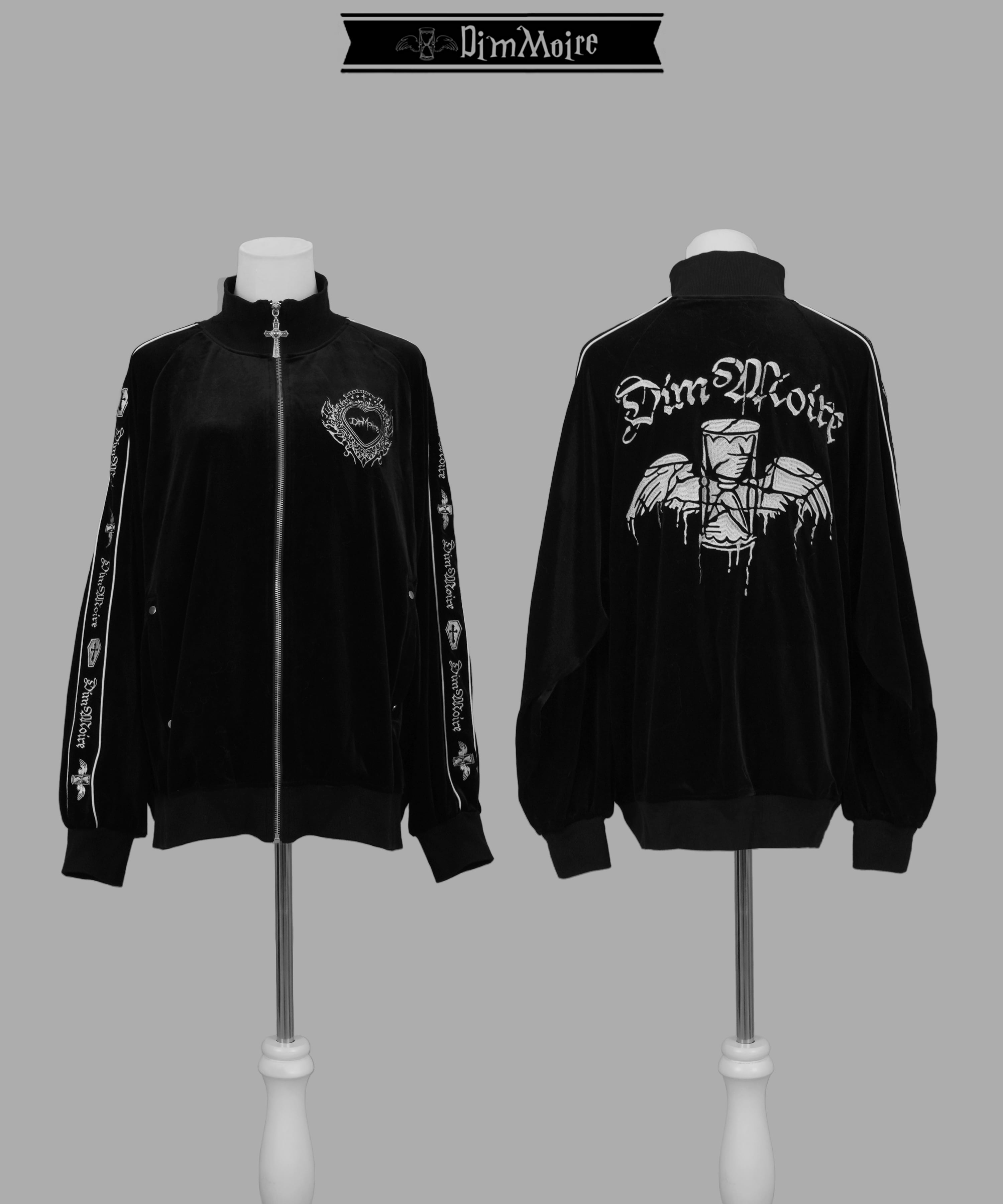 ベロアジャージトップス【Black】 | DimMoire 