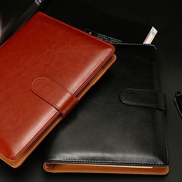 DARLINEFU ビジネスシーンを彩るシステム手帳 a5 PU牛革シャンタン