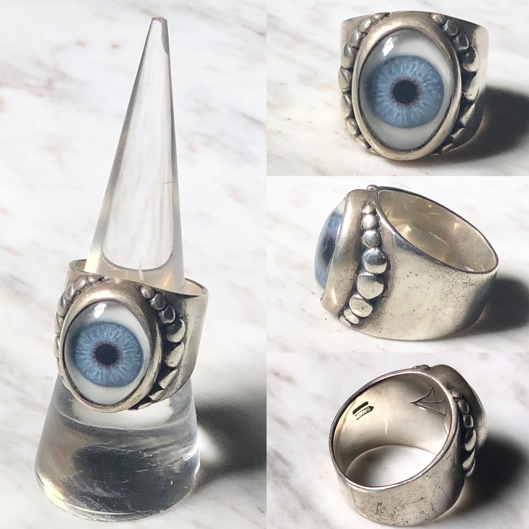 CRAZY PIG silver ring 