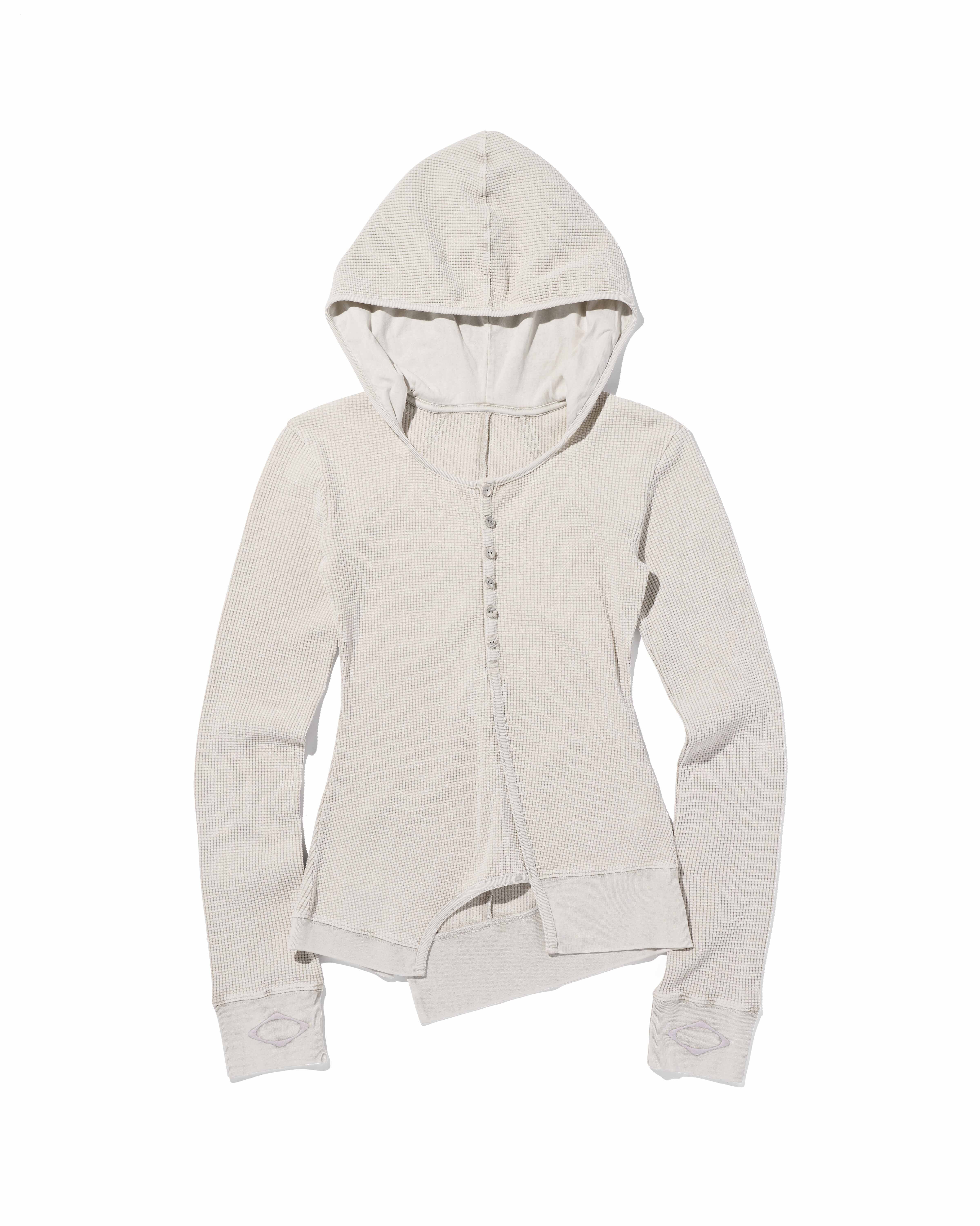 トップス MSCHF LAYERED WAFFLE HOODIE SET_BLEACHED MSCHF SINCE 2010 | Layered waffle hoodie set - pigment