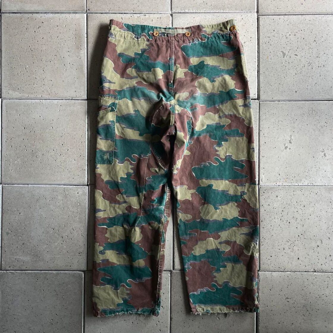 1950s Belgian army M-58 1st Jigsaw camo Field Over Pants ABL】50s 
