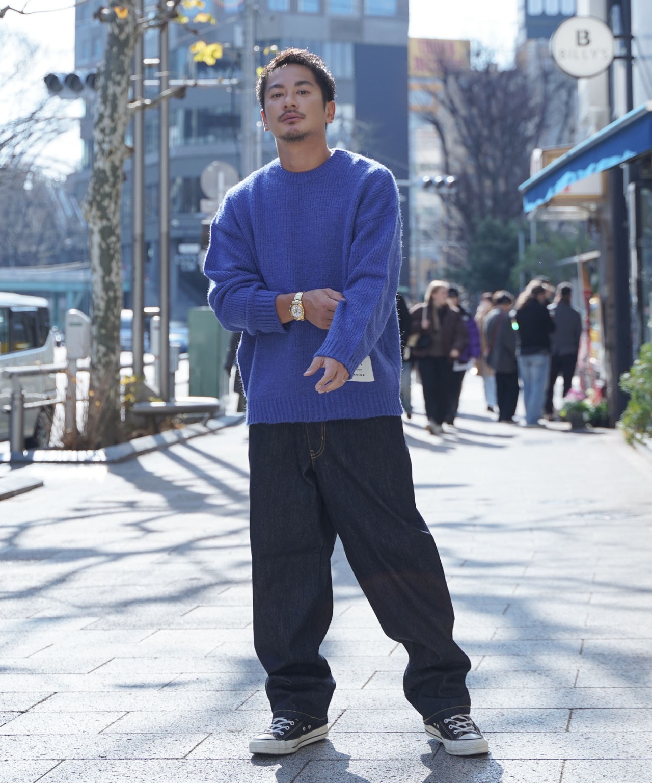 【#Re:room】SEASIDE BIG CREW KNIT［REK138］