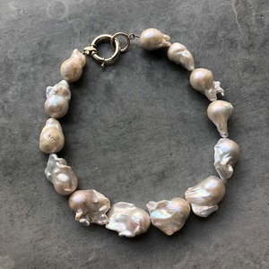 baroque pearl necklace small
