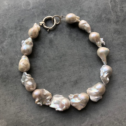 baroque pearl necklace small