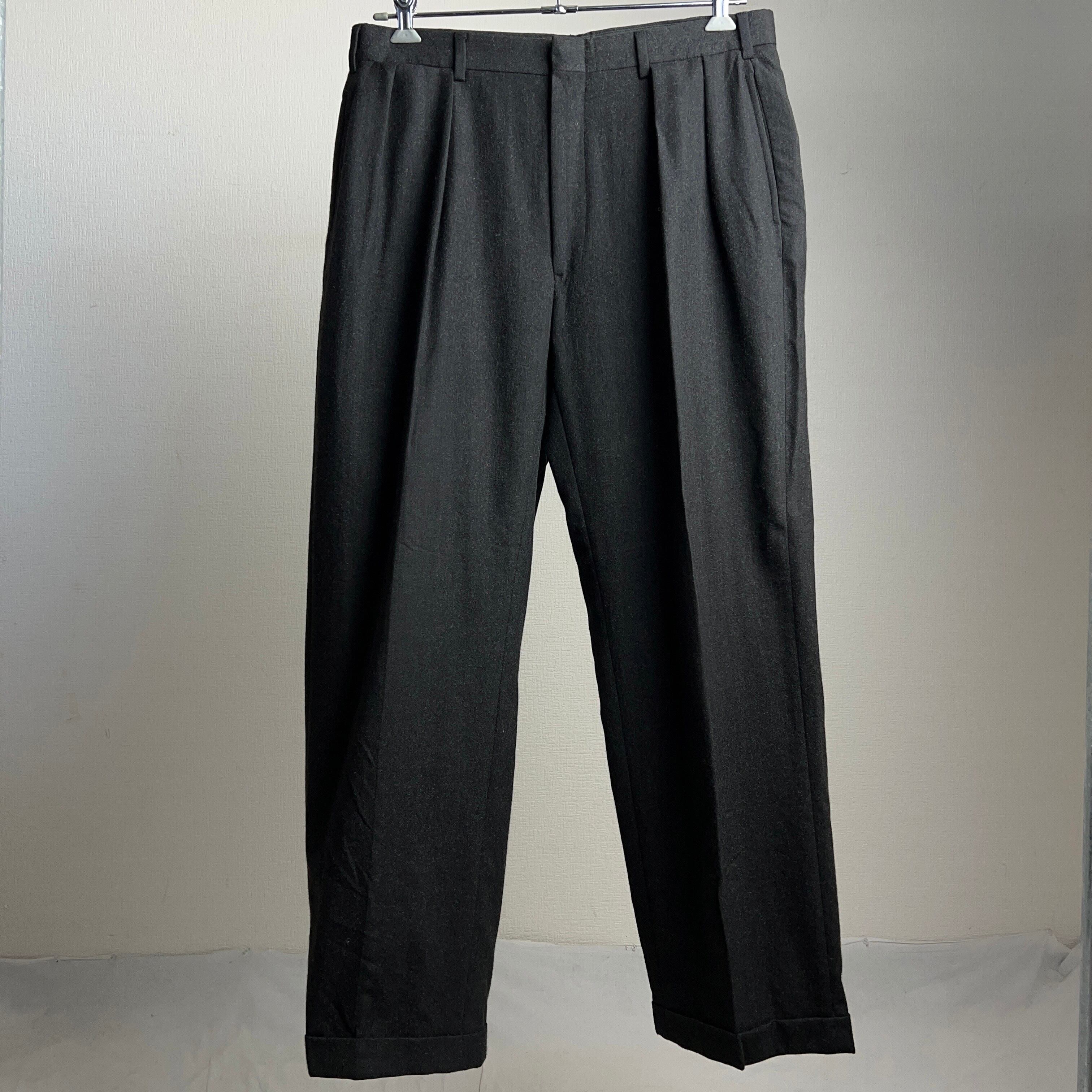 90's Polo by Ralph Lauren IN-TUCK Wool Slacks W35 90年代 90's Polo by Ralph Lauren IN-TUCK Wool Slacks W35 90年代