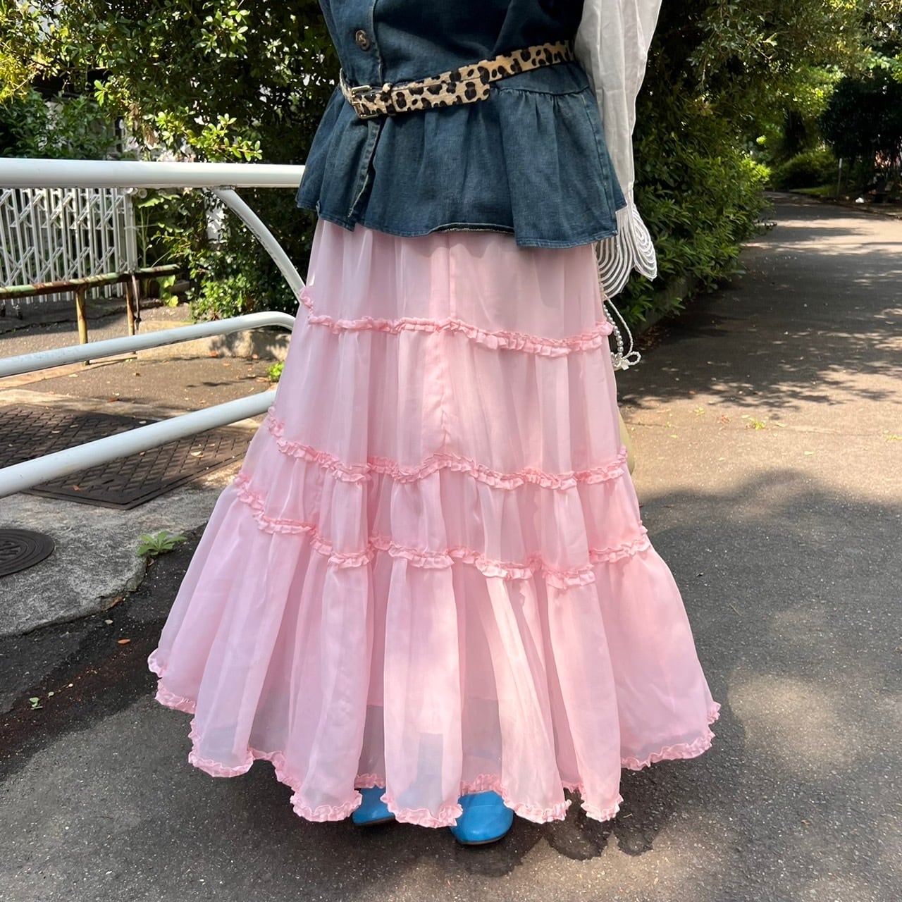 フレアボリュームスカート_LN02835