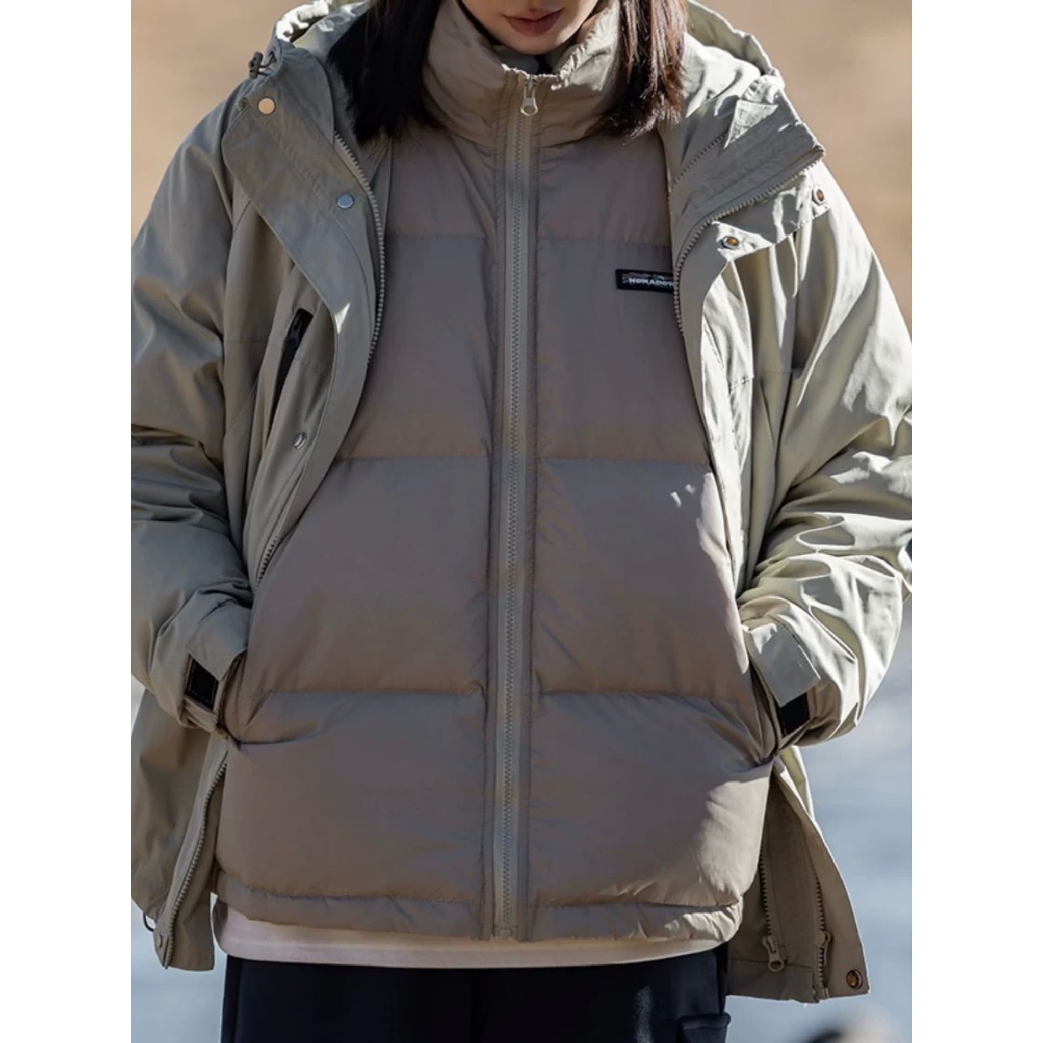 フーデッドユーティリティダウンジャケット J0312 | Joppy