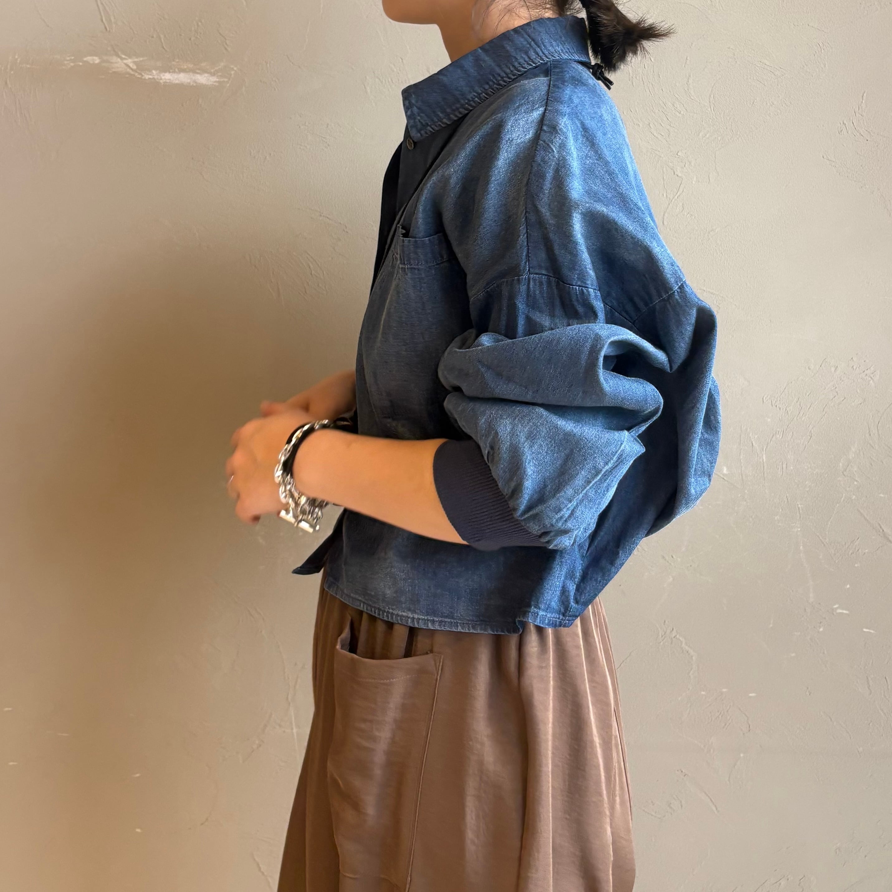 2wayレイヤードデニムシャツ | valance 福井｜レディース セレクト