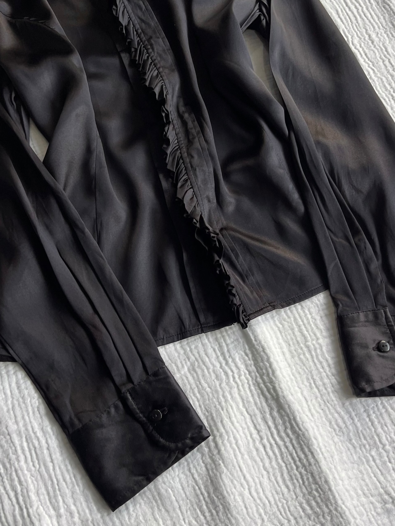 "M|G" Silk Frill Shirts