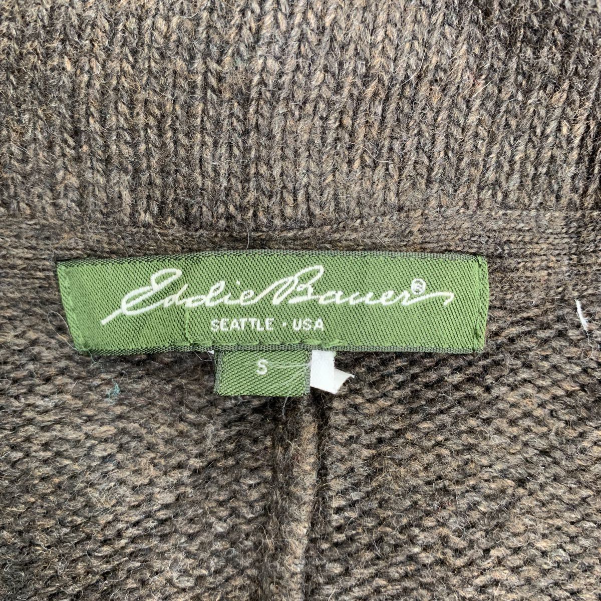 Eddie Bauer ロングニットカーディガン Sサイズ エディーバウアー