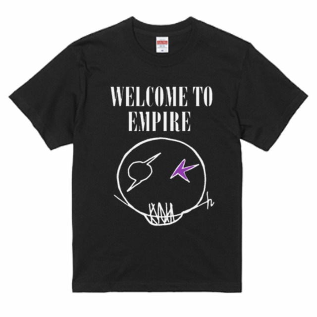 スマイルドクロTシャツ ブラック／パープル | WTE