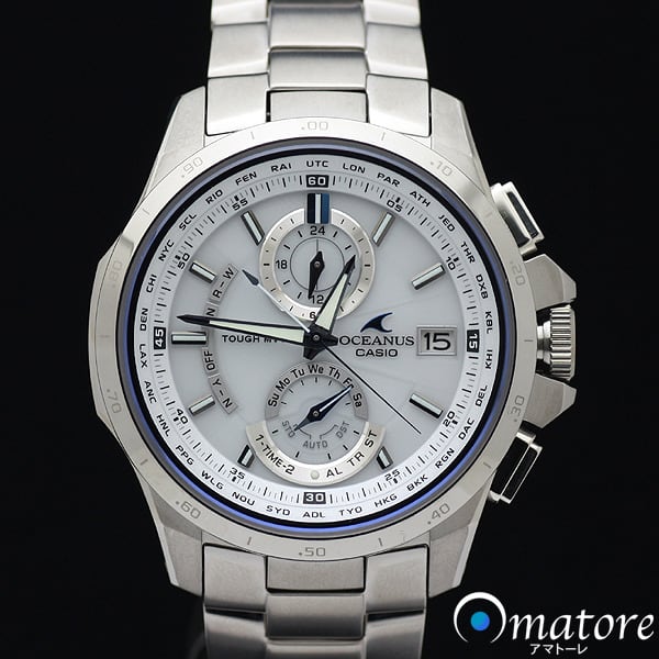 オシアナス　T1000 ホワイト腕時計(アナログ)