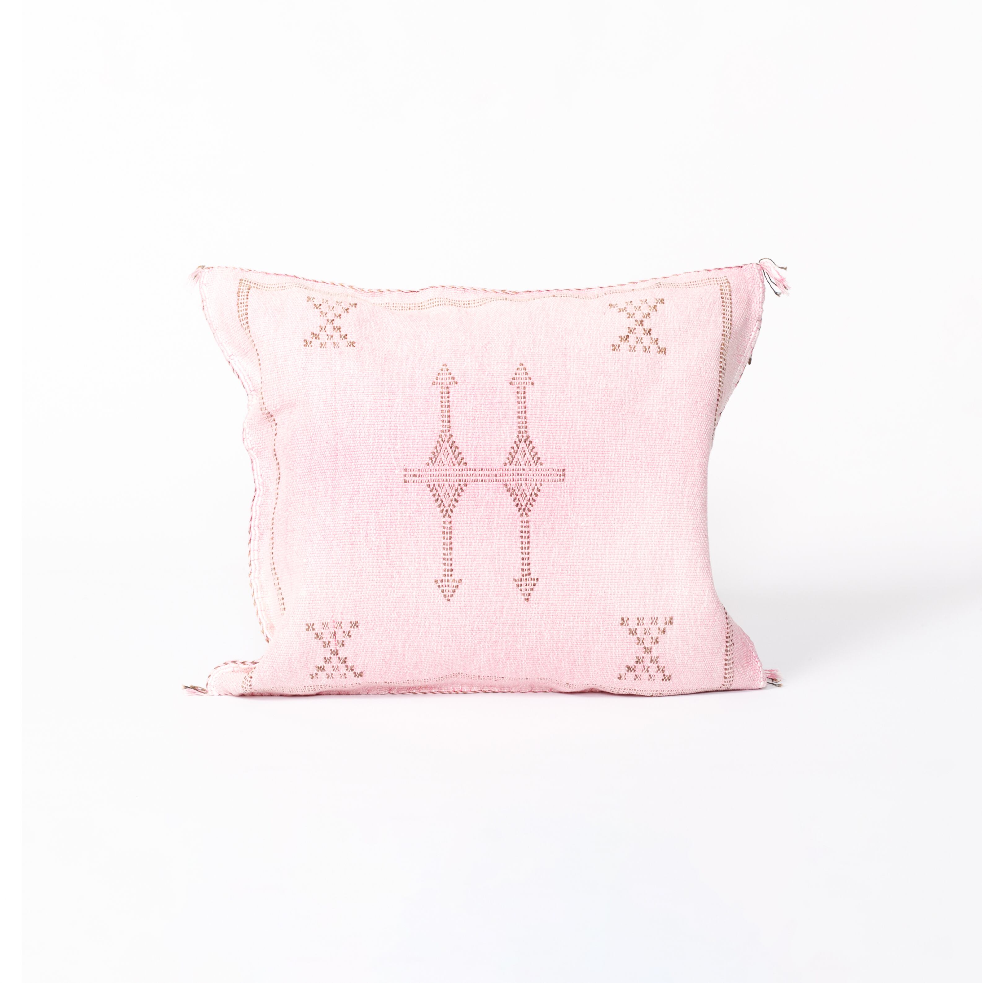 カクタスクッション Rectangle Pure Pink | モロッコ雑貨 Chez Nano