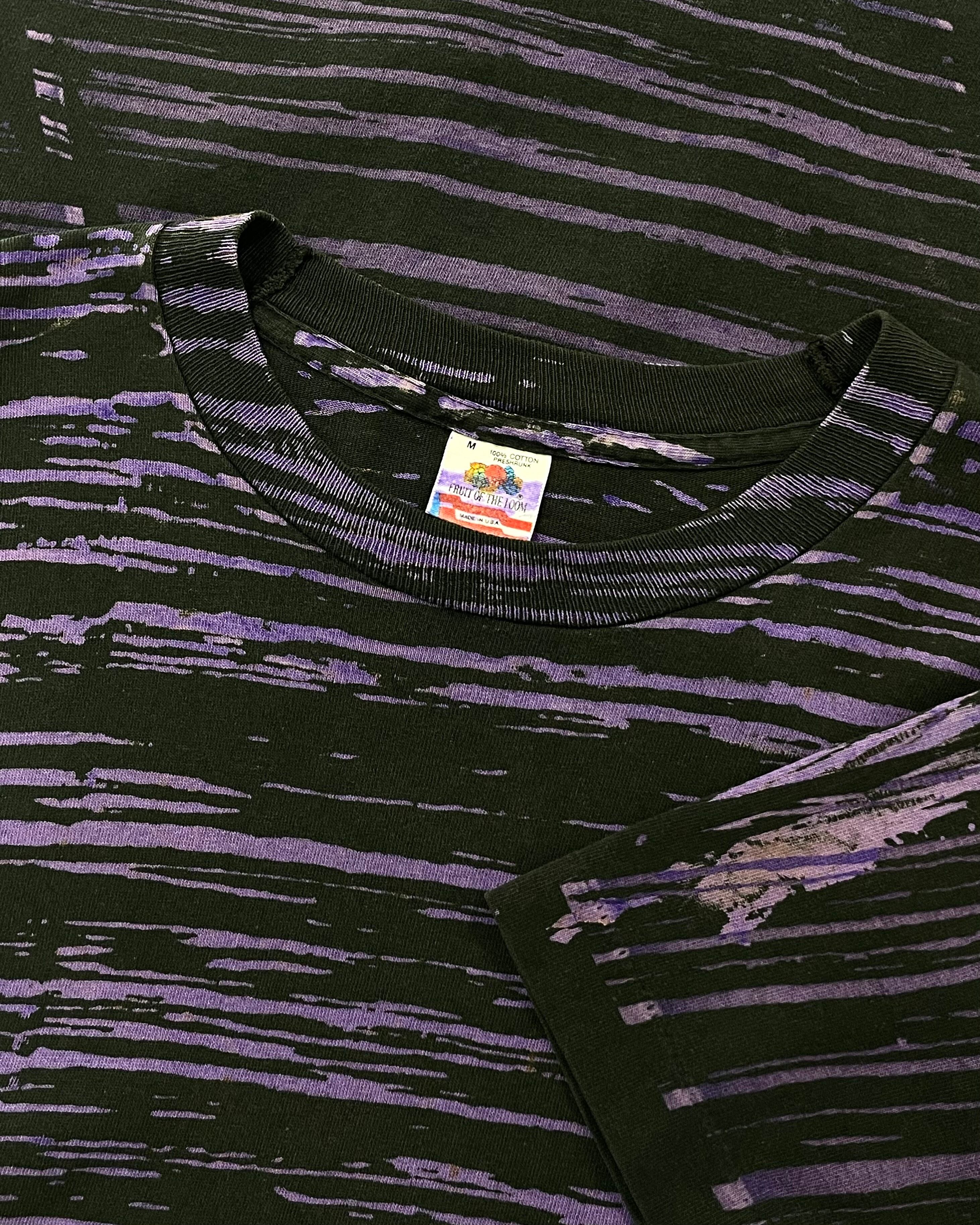 90s FRUIT OF THE LOOM Print Border Tee USA製